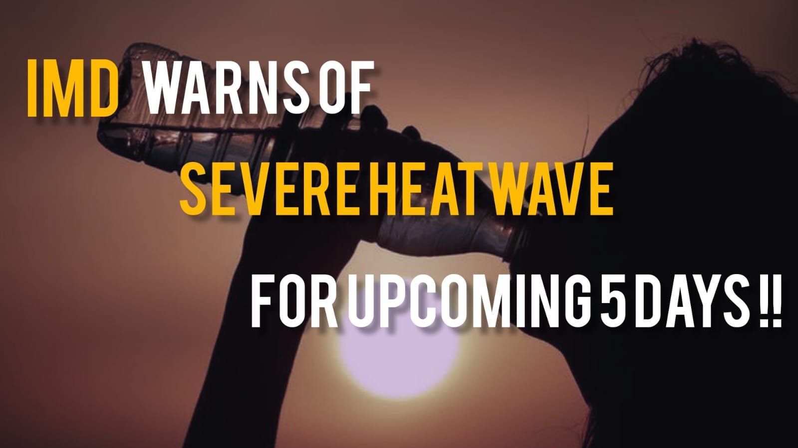 “IMD warns of a severe heatwave that will last for five days in the East and West Peninsula of India.”