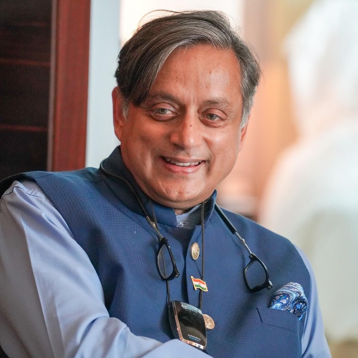 Shashi Tharoor slammed Prime Minister Narendra Modi for claiming that the Congress will spread riches among Muslims, calling it a “nakedly communal appeal”!