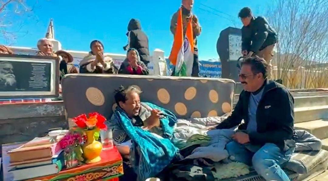 “LEH, LADAKH is being turned into a war zone”: Section 144 imposed on Leh, ahead of Sonam Wangchuk’s “Pasmina March”.