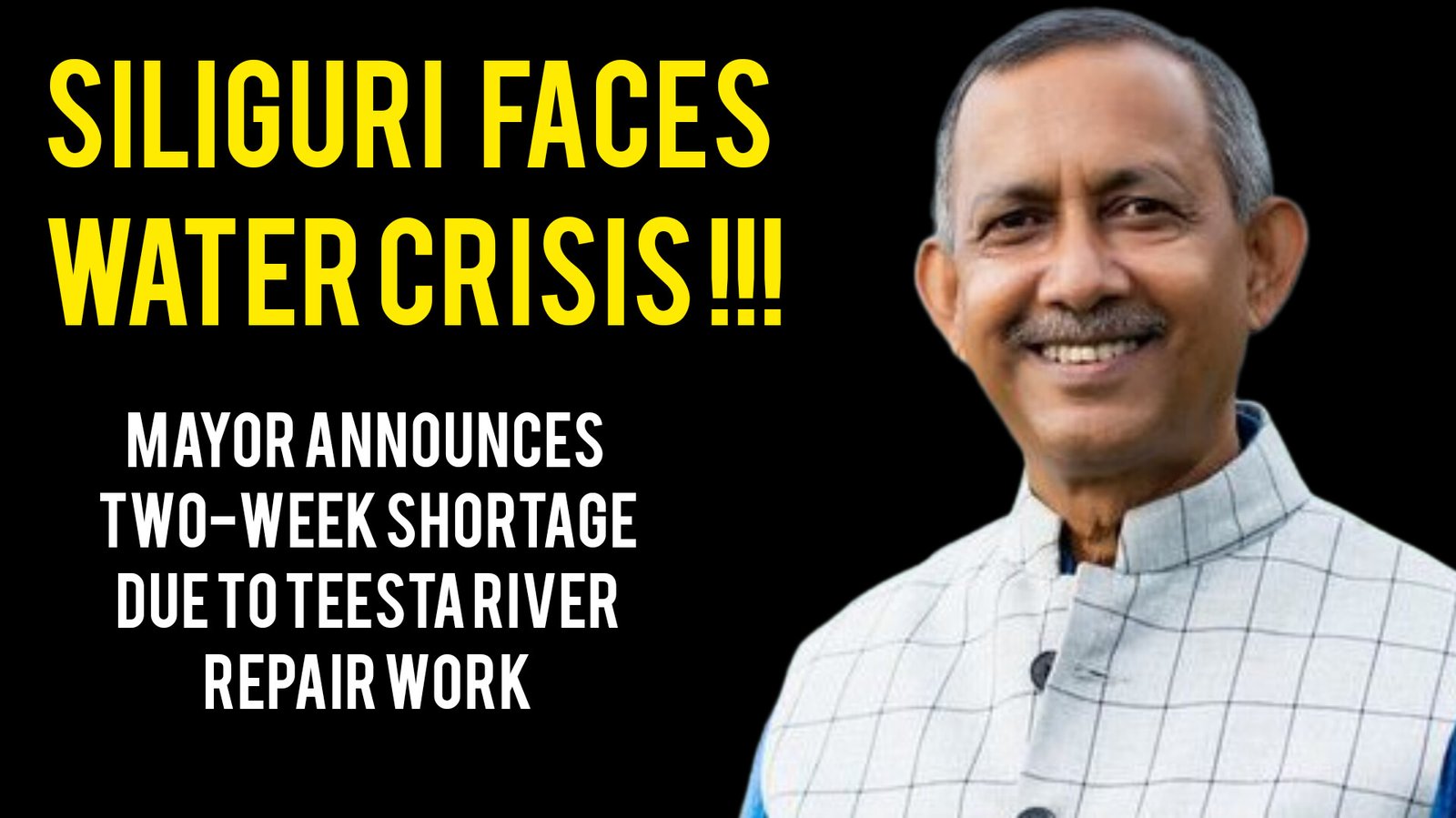Is Siliguri Ready for a Water Crisis? Repair Work Threatens Drinking Water Supply!