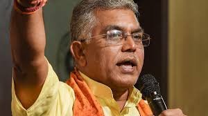  बंगाल में दिलीप घोष के काफिले पर हमले का अरोप 